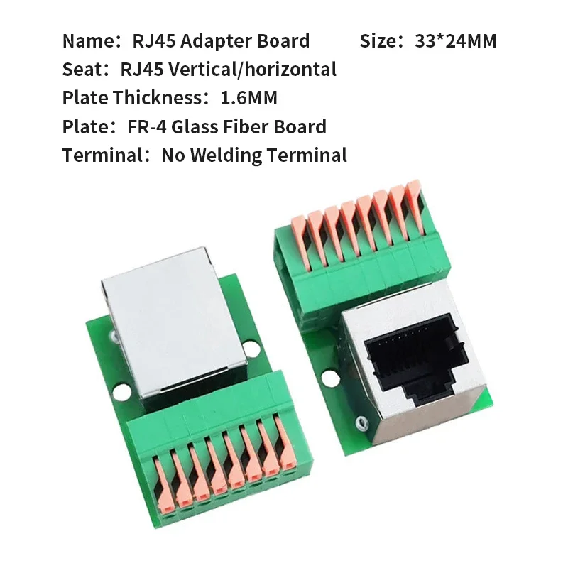 RJ45 Network Port Terminal Block with Grounding 6 RJ45 Network Port Terminal Block with Grounding - Image 6