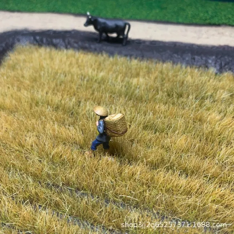 HO Scale Miniature Rice and Wheat Field Scene 6 HO Scale Miniature Rice and Wheat Field Scene - Image 6