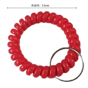 Colorful Spiral Plastic Wrist Coil Keychain Set of 10 15 Sf7606ffab3b04ecd9c0c097cd60573fft