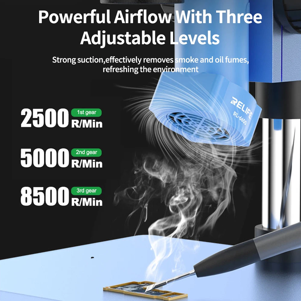 RELIFE RL-6600 Microscope Smoke Extractor 2 RELIFE RL-6600 Microscope Smoke Extractor - Image 2