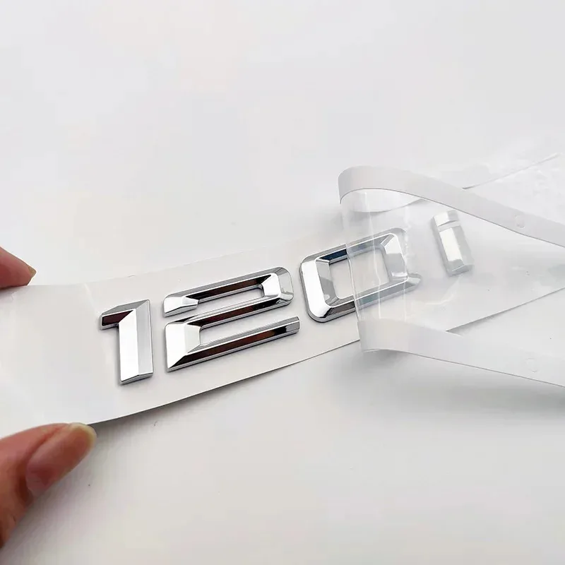 BMW Chrome Trunk Badge Sticker for Models 2008-2023 6 BMW Chrome Trunk Badge Sticker for Models 2008-2023 - Image 6