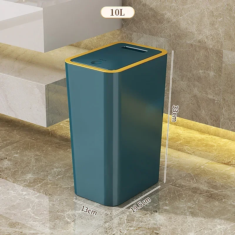 Modern 10L Pet-Resistant Kitchen Trash Can 8 Modern 10L Pet-Resistant Kitchen Trash Can - Image 8