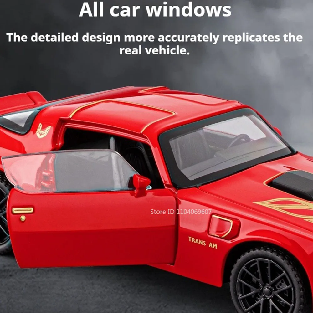 1:32 Diecast Alloy Firebird and Charger Model 6 1:32 Diecast Alloy Firebird and Charger Model - Image 6
