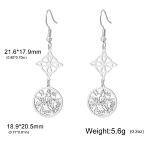 Vintage Stainless Steel Drop Earrings with Skeleton Pattern 19 Sf7a636e3cb3c4333bb8294d26f89486f0