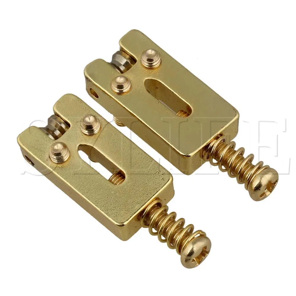 Gold-Tone Electric Guitar Tremolo Saddles Set 2 Gold-Tone Electric Guitar Tremolo Saddles Set - Image 2