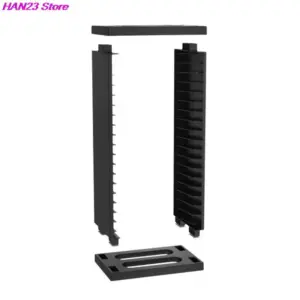 Black Gaming Disc Storage Tower for PS4 and Xbox 12 Sf7bd5f9dfbdd4cb4a3665c23f733c2b5z