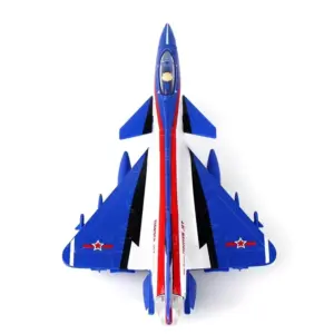 Diecast J-10 Fighter Jet Model in Blue or Gray 11 Sf806af3e2892475cb3f62c9c4610d9000