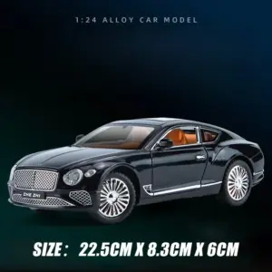 White 1:24 Bentley Continental GT Diecast Model 15 Sf817cefffab140e08e6cf723ad699790g