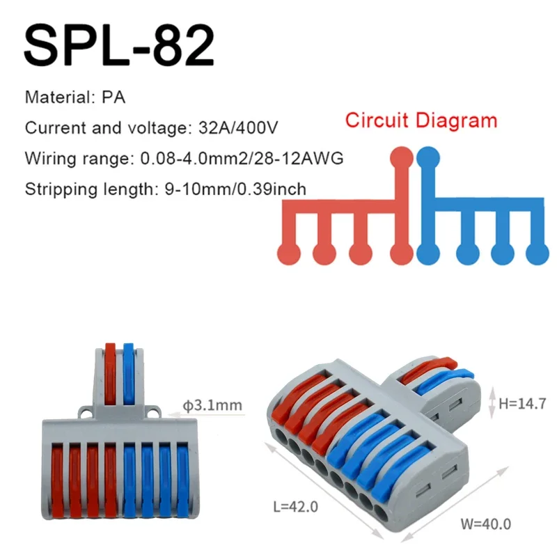 Universal Electrical Quick Wiring Connector for 220V 7 Universal Electrical Quick Wiring Connector for 220V - Image 7