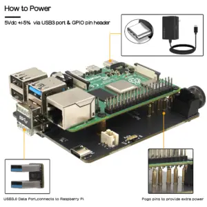 Geekworm X873 V2.0 SSD Expansion Board for Raspberry Pi 4 9 Sf84c3590f0194758bd71d7fb814107318