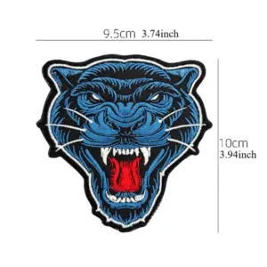 Fierce Animal Head Patch with 3D Embroidery 7 Sf863c3a52a184374a997caca6b486d62W 2