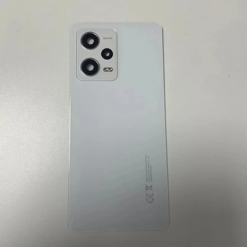 Redmi Note 12 Pro 5G Glass Back Cover Black 7 Redmi Note 12 Pro 5G Glass Back Cover Black - Image 7