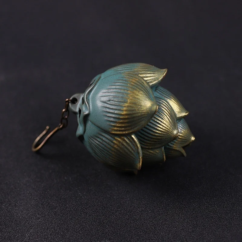 Ceramic Lotus Hanging Incense Burner 6 Ceramic Lotus Hanging Incense Burner - Image 6