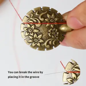Vintage Stainless Steel Thread Cutter with Floral Engraving 14 Sf878df40dcbd46e084df911a4c02fa72O