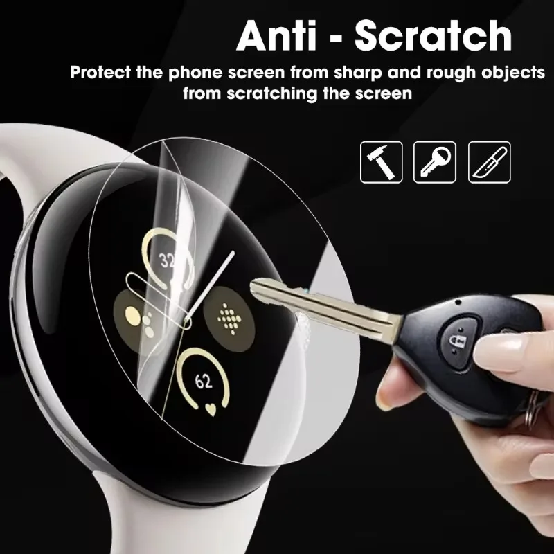 Pixel Watch 3 Ultra-Thin TPU Screen Protector for 41mm & 45mm 4 Pixel Watch 3 Ultra-Thin TPU Screen Protector for 41mm & 45mm - Image 4