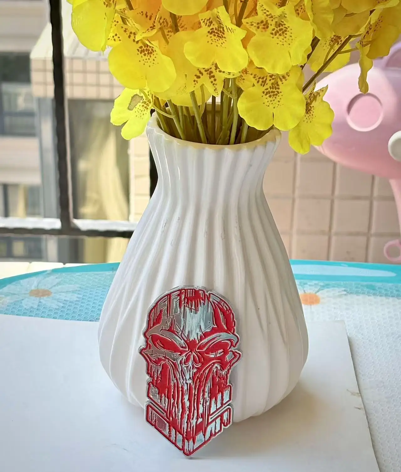 3-Inch Metal 3D Skull Emblem Car Sticker 3 3-Inch Metal 3D Skull Emblem Car Sticker - Image 3