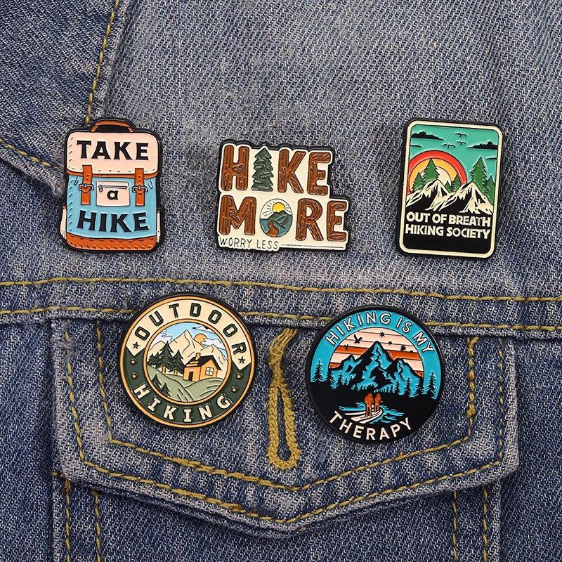 Outdoor Hiking Brooch Model XZ7413 5 Outdoor Hiking Brooch Model XZ7413 - Image 5