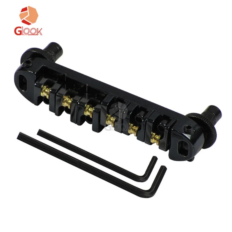 LP Electric Guitar Ball Bridge Chrome Black Finish 3 LP Electric Guitar Ball Bridge Chrome Black Finish - Image 3