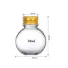 Clear Bulb-Shaped Holiday Decoration Bottle
