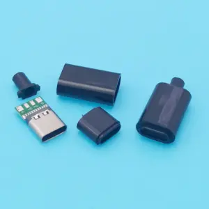 Set of 5 Female USB C 3.1 Connectors for DIY Projects 13 Sf90694a647624c0081b4e4b41c4a3a94P