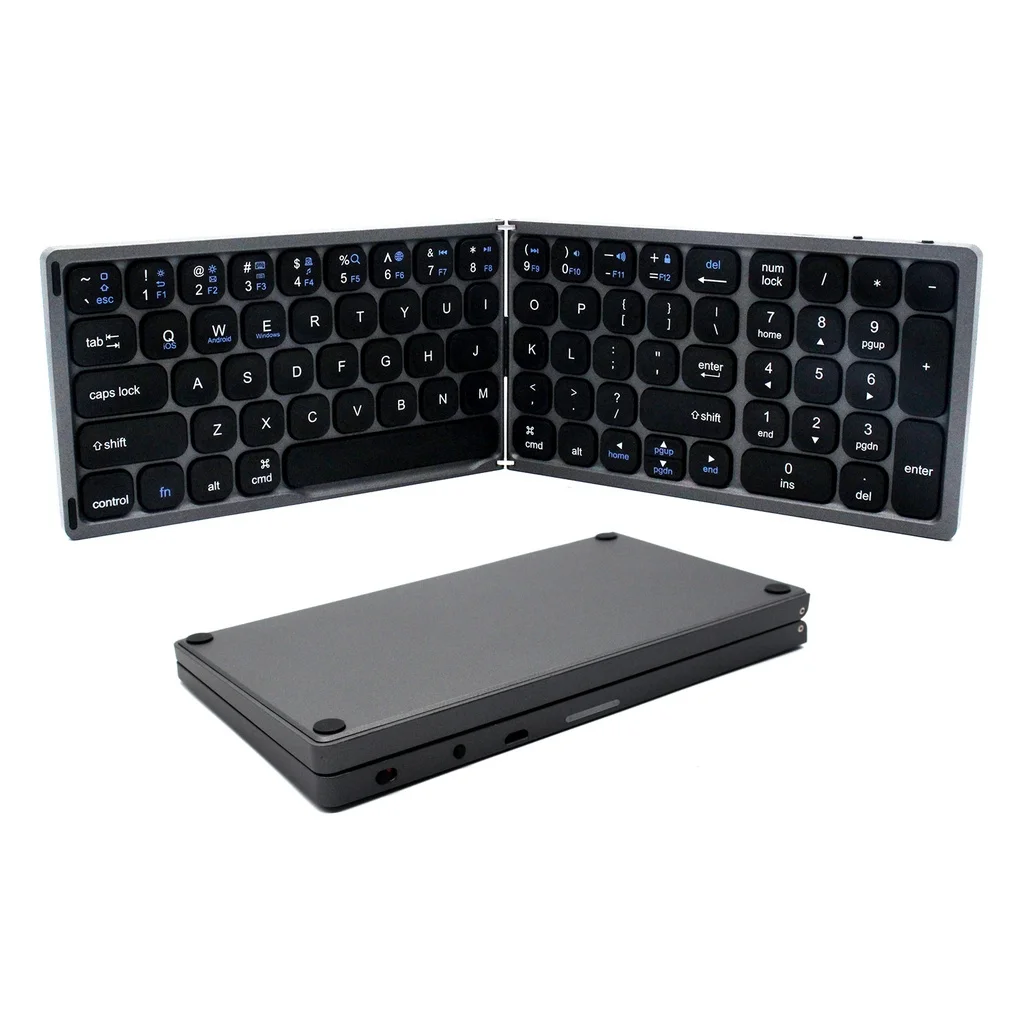 Foldable Wireless Bluetooth Keyboard for Travel 6 Foldable Wireless Bluetooth Keyboard for Travel - Image 6