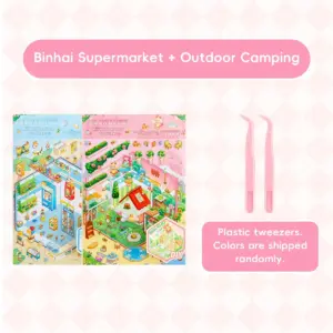 Kawaii Mini Scene Sticker Set for Kids 18 Sf940043f0f364e9dac7f8f78caadc1633