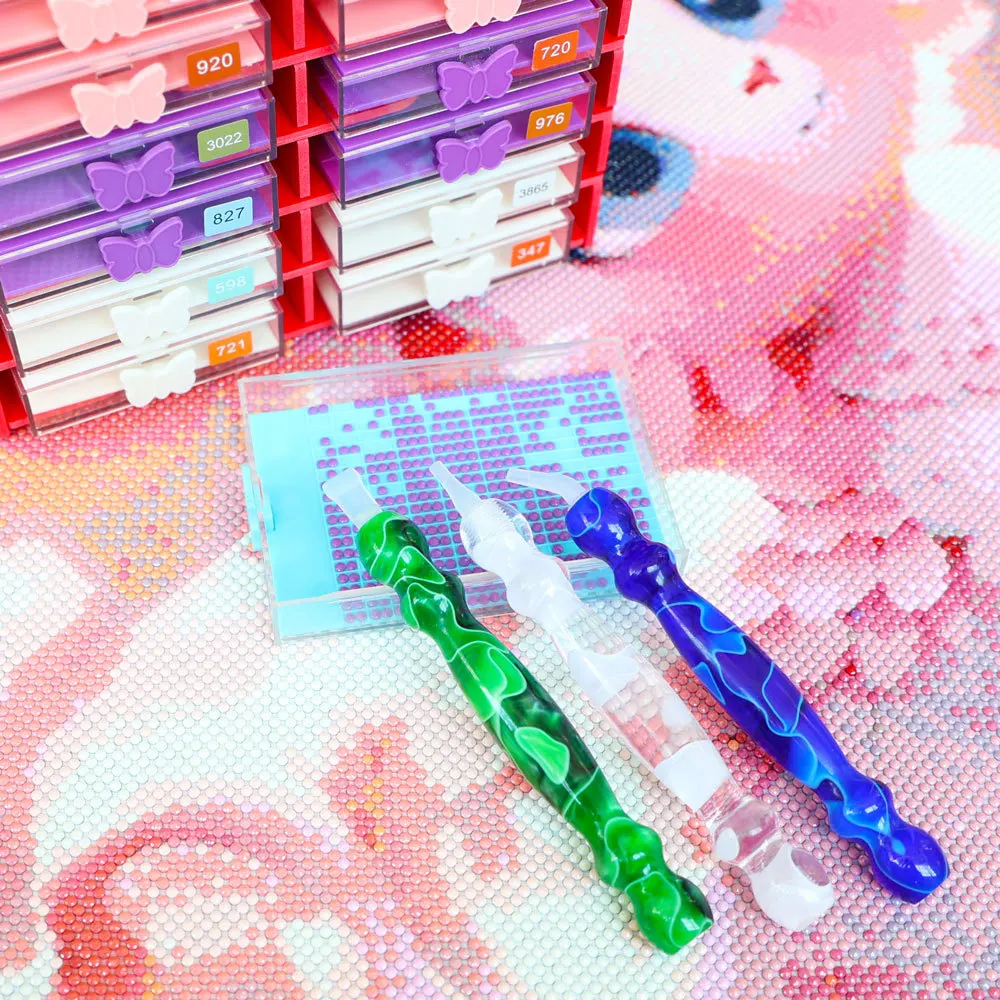 Vibrant 13-Piece Diamond Art Pen Set 5 Vibrant 13-Piece Diamond Art Pen Set - Image 5