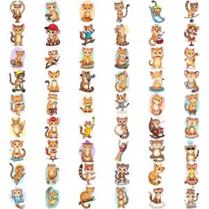 Colorful Cartoon Animal Temporary Tattoos Set 13 Sf974c69b01cb4a2c9fc91df81ecaee08n