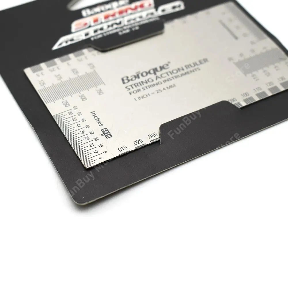 Stainless Steel Guitar Action Measurement Gauge 2 Stainless Steel Guitar Action Measurement Gauge - Image 2