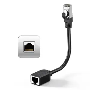 Elbow Shielded Cat6 RJ45 Network Cable 1m 18 Sf9a3d422d6614bbbaa175a93e11166dfO