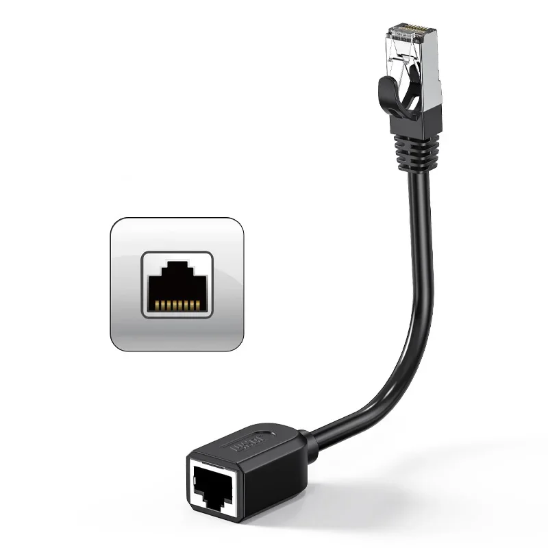 Elbow Shielded Cat6 RJ45 Network Cable 1m 9 Elbow Shielded Cat6 RJ45 Network Cable 1m - Image 9