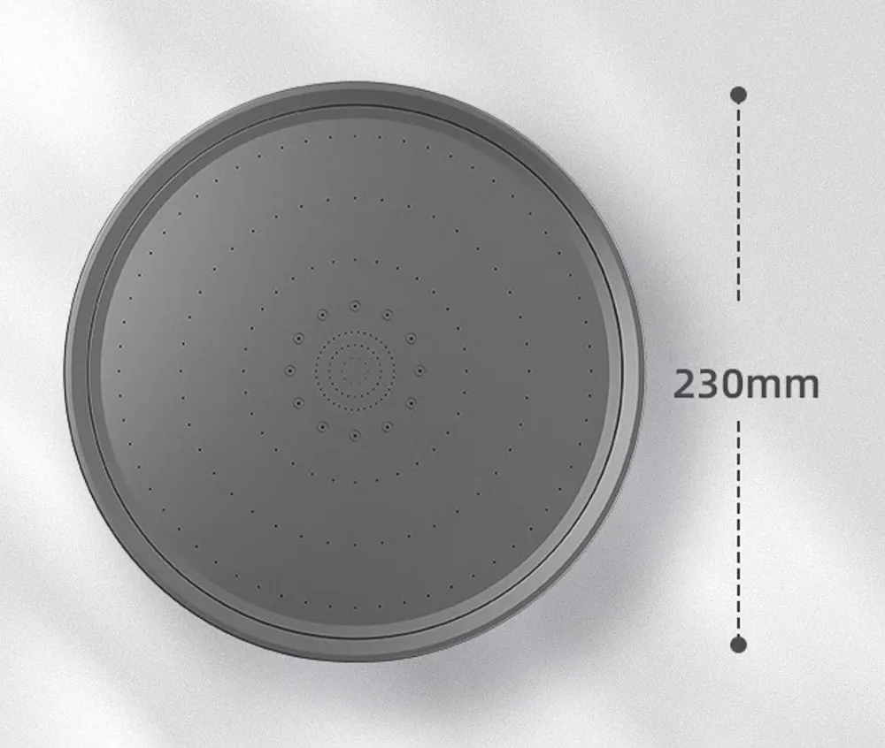 230mm Round Rainfall Shower Head with 6 Modes 6 230mm Round Rainfall Shower Head with 6 Modes - Image 6