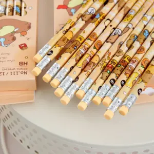 Cute Capybara Wooden Pencil Set with Erasers 10 Sfa337655cd9f4fcbbf5b7277eb3c5d1dp