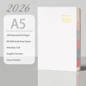 2026 Premium Planning Journal with Leather Cover 18 Sfa619026b77845cc8b267e2627b3a01bL