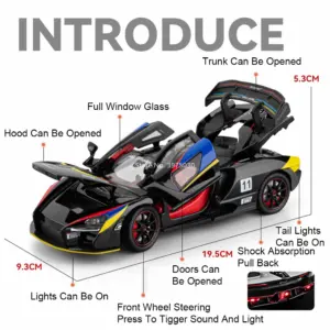 1:24 Scale Diecast Racing Car Model 11 Sfa81ced8f75a4f2597339638d398062fI