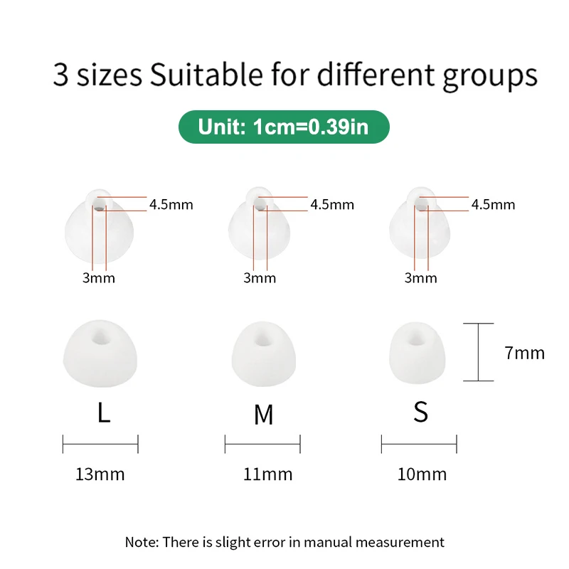 Silicone Ear Tips Set for Nothing Ear (1), (2), & (A) 6 Silicone Ear Tips Set for Nothing Ear (1), (2), & (A) - Image 6