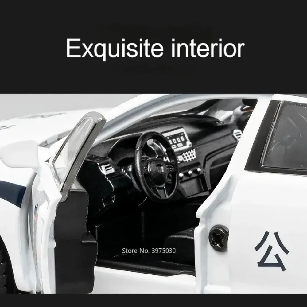 1:32 Scale Diecast Police SUV Model by Caipo 3 1:32 Scale Diecast Police SUV Model by Caipo - Image 3