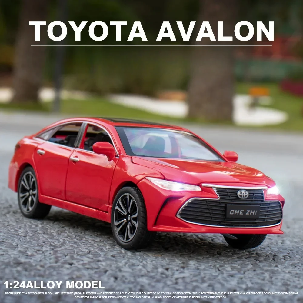 Black 1:24 Toyota Avalon Diecast Model 2 Black 1:24 Toyota Avalon Diecast Model - Image 2
