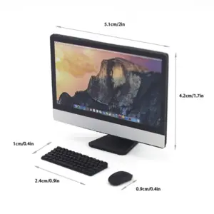 Miniature Desktop Computer Set for Dollhouses 14 Sfa8b2f01a4414676ae436577a98849acS