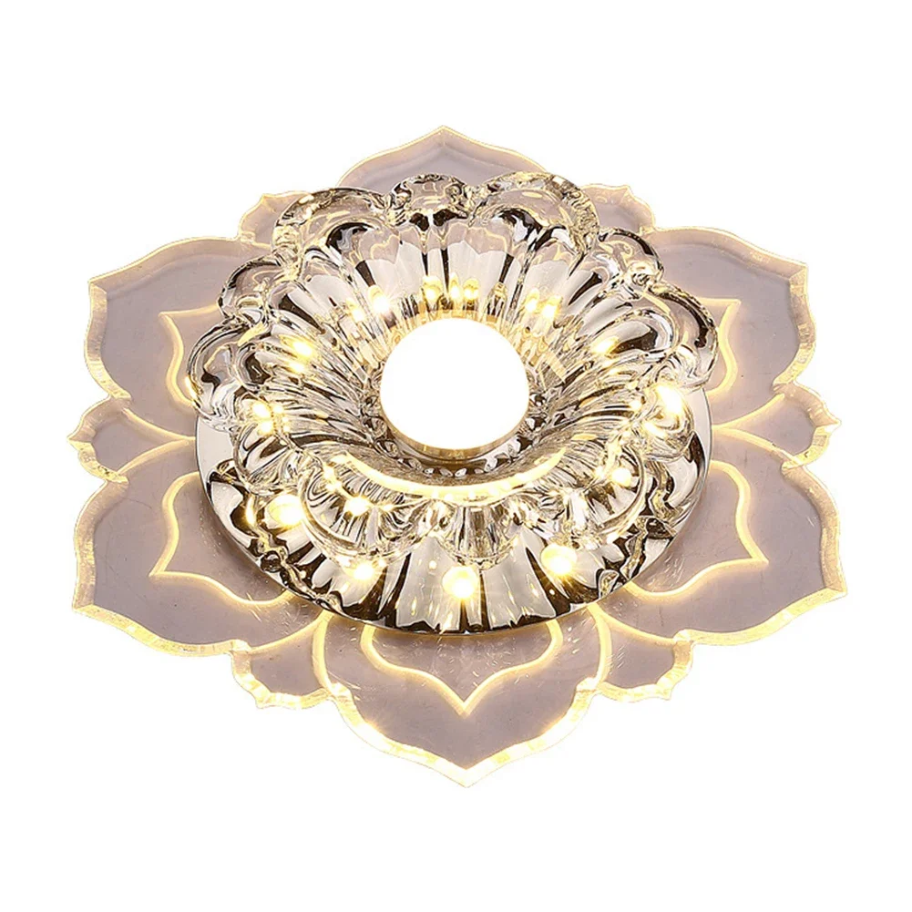 Modern LED Ceiling Light with Crystal Lampshade 8 Modern LED Ceiling Light with Crystal Lampshade - Image 8