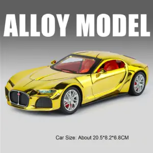 1:24 Atlantic Gold Diecast Sport Car Model 18 Sfb29d3f1f5ab4f1e83b156db402a65day
