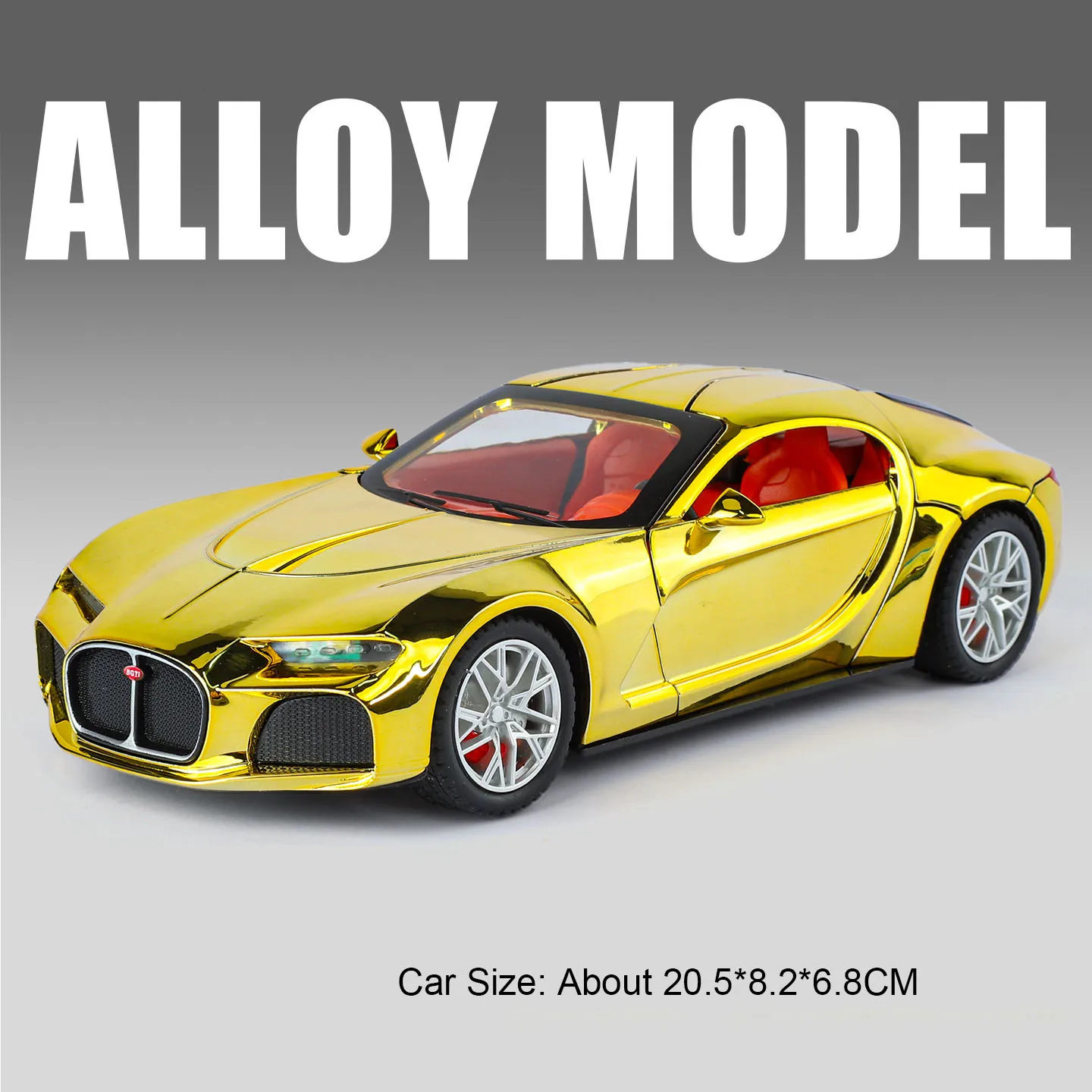 1:24 Atlantic Gold Diecast Sport Car Model 9 1:24 Atlantic Gold Diecast Sport Car Model - Image 9