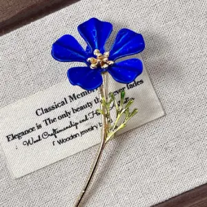 Floral Enamel Brooch for Unisex Style 7 Sfb7b27629cda4727ba400282a114c032u