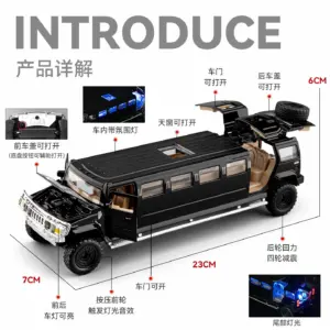 Yellow Hummer H2 Deluxe 1:32 Scale Diecast Model 10 Sfbcb57554cde4bd59b30f9971e14fe6fP