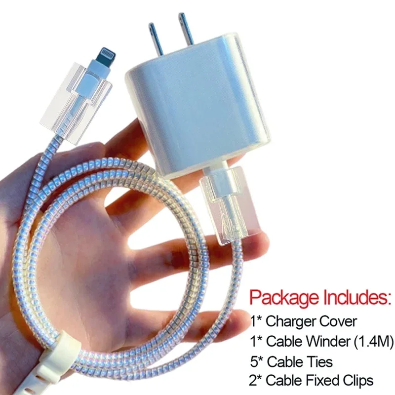 Transparent Apple Charger Protectors Set for 18W/20W 9 Transparent Apple Charger Protectors Set for 18W/20W - Image 9