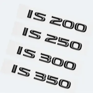 Glossy Black Lexus Emblems for Models IS200-IS500 12 Sfbd6e79c6e4b46ee8b0546b60e279457W