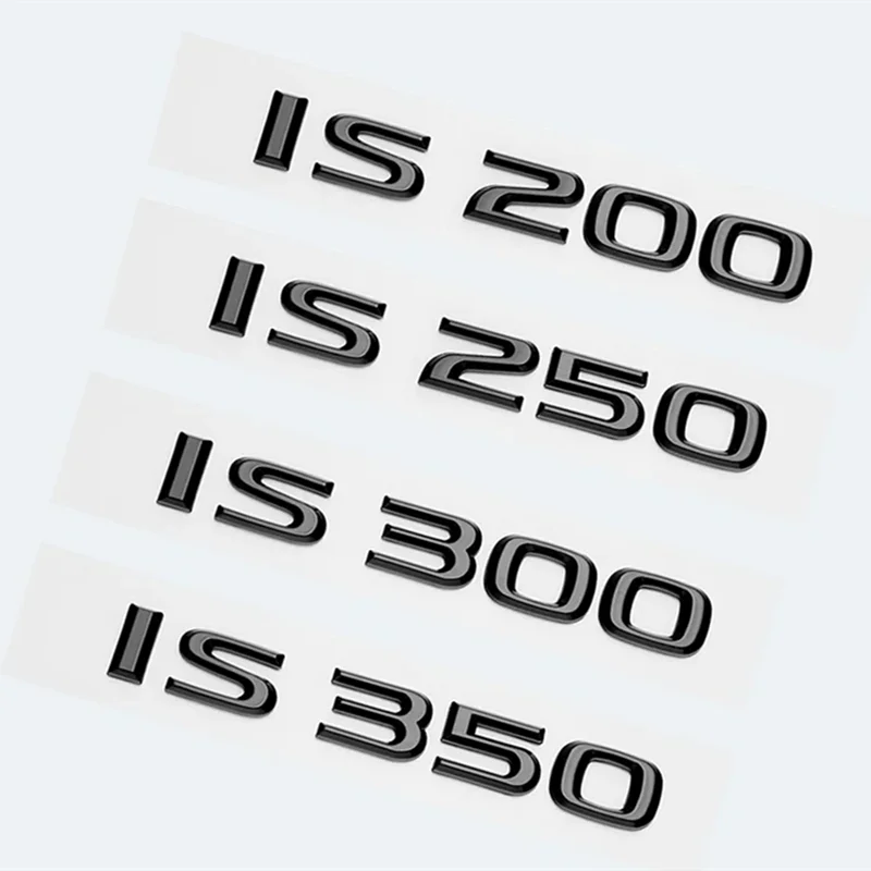 Glossy Black Lexus Emblems for Models IS200-IS500 3 Glossy Black Lexus Emblems for Models IS200-IS500 - Image 3