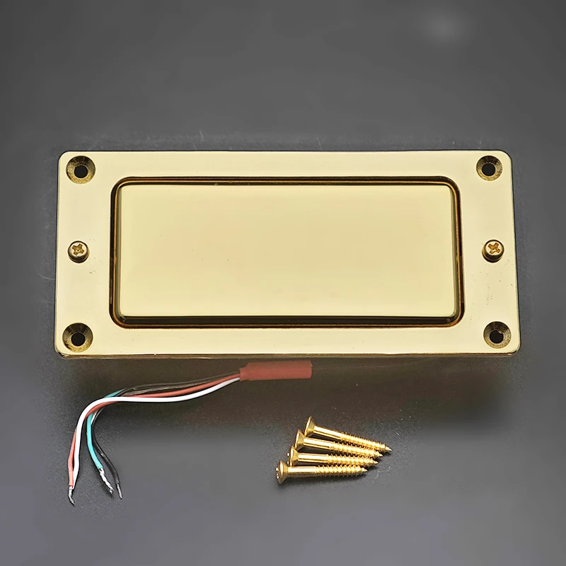 Brass-Covered Guitar Humbucker Pickup 72x32mm 7 Brass-Covered Guitar Humbucker Pickup 72x32mm - Image 7