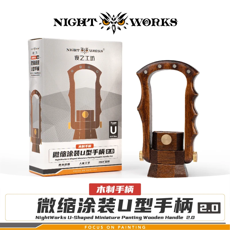 NightWorks Miniature Art Brush with Wooden Handle 7 NightWorks Miniature Art Brush with Wooden Handle - Image 7