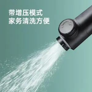 Black High-Pressure Shower Head with 5 Modes 13 Sfc00f45247a6438794c07079715ed719t